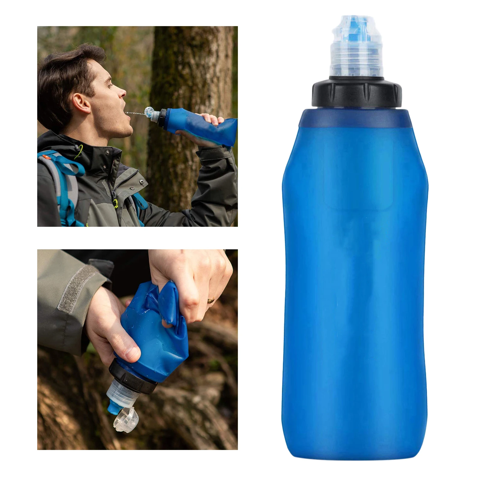 Outdoor Survival Filtered Water Bottle Purifier Filtration Travel Gear