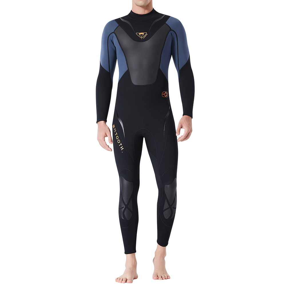 3mm Male Diving Wetsuit One-Piece Diving Suit Jumpsuit Rash Guard Scuba Diving Swimming  Full Body Swimsuit