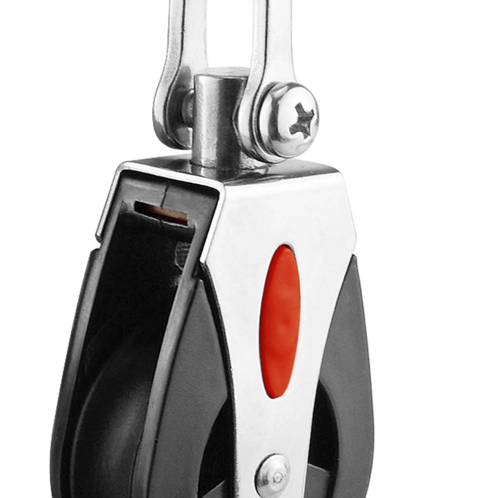 MagiDeal 1500Lb Sheave Block Universal Single Pulley Swivel Boat Rope Runner