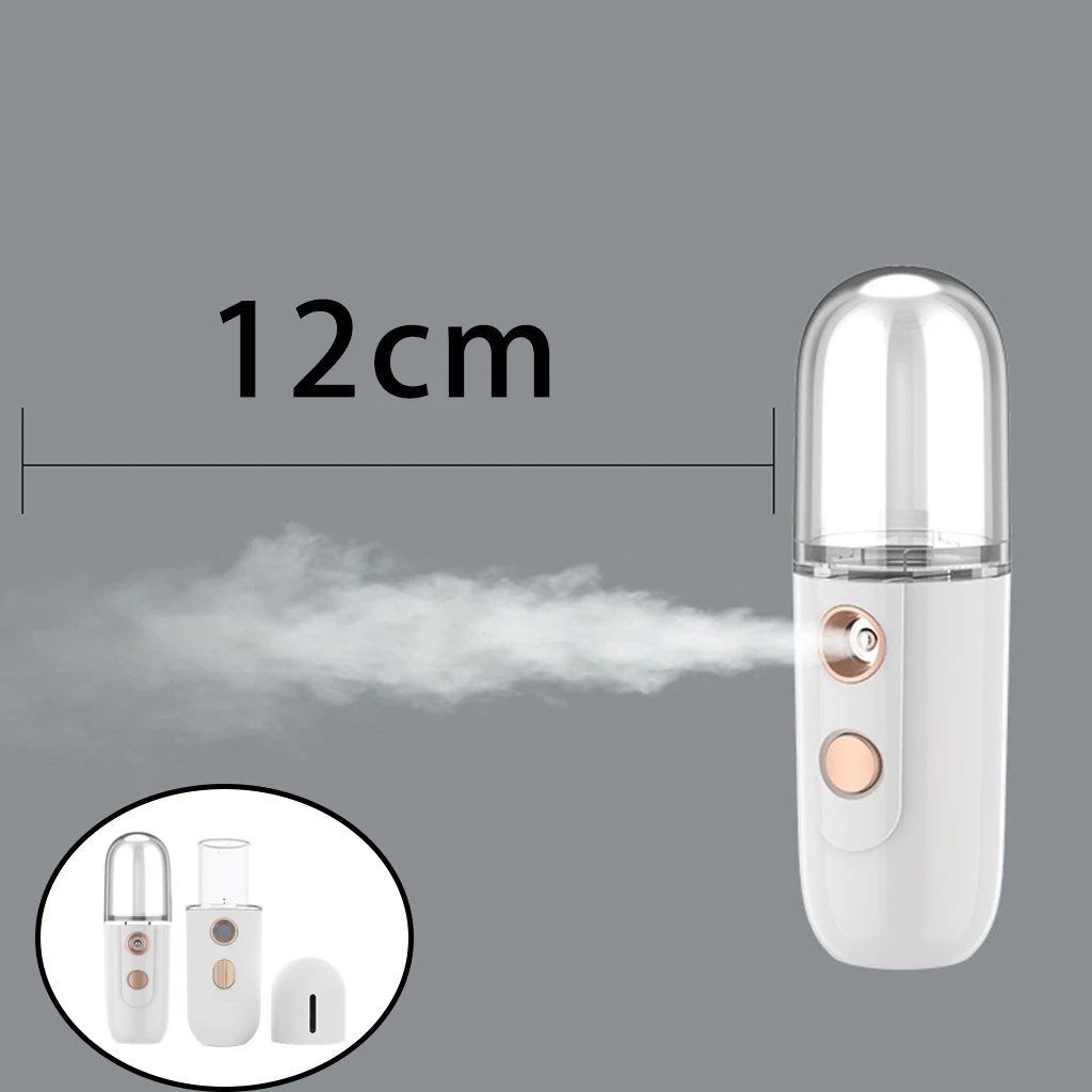 Mini Nano Facial Sprayer Hydrating Machine USB Humidifier Rechargeable Face Steamer Handy Moisturizing Beauty