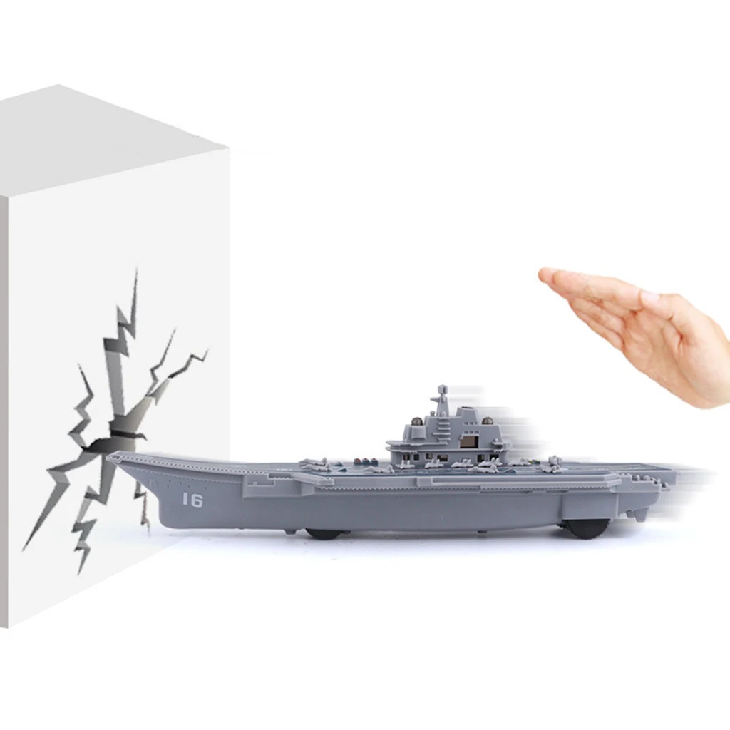 Electric Aircraft Carrier Children Education Toy Ship Model with Music