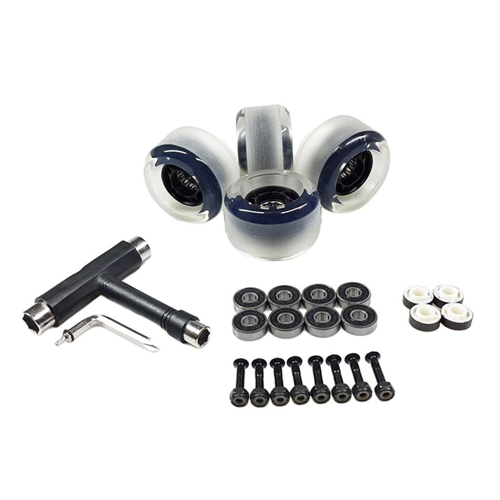 Portable Skate Bearings Wheel DIY Tool Accessory Kit for Skateboard Spinners All-in-One