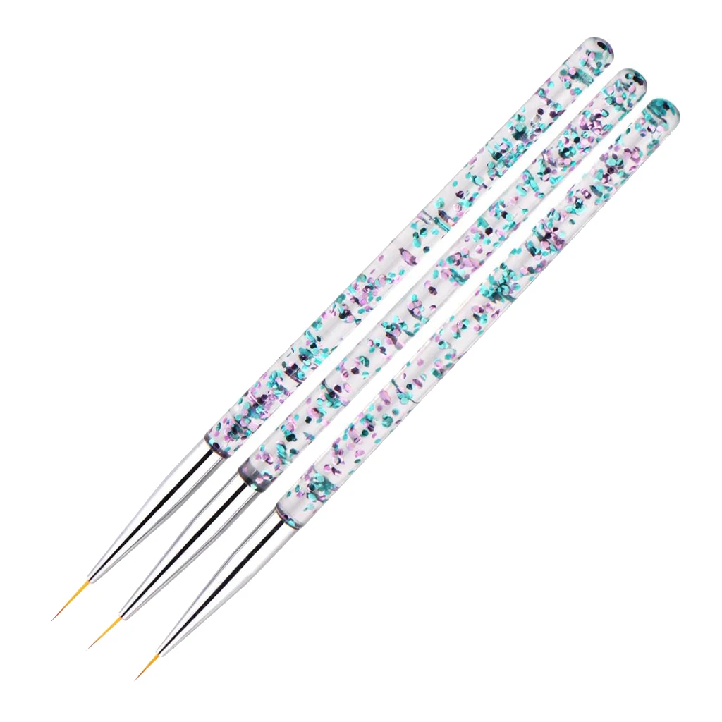 Professional Nail Art Brushes Nail Art Brush Pen, , Liner - Set of 3