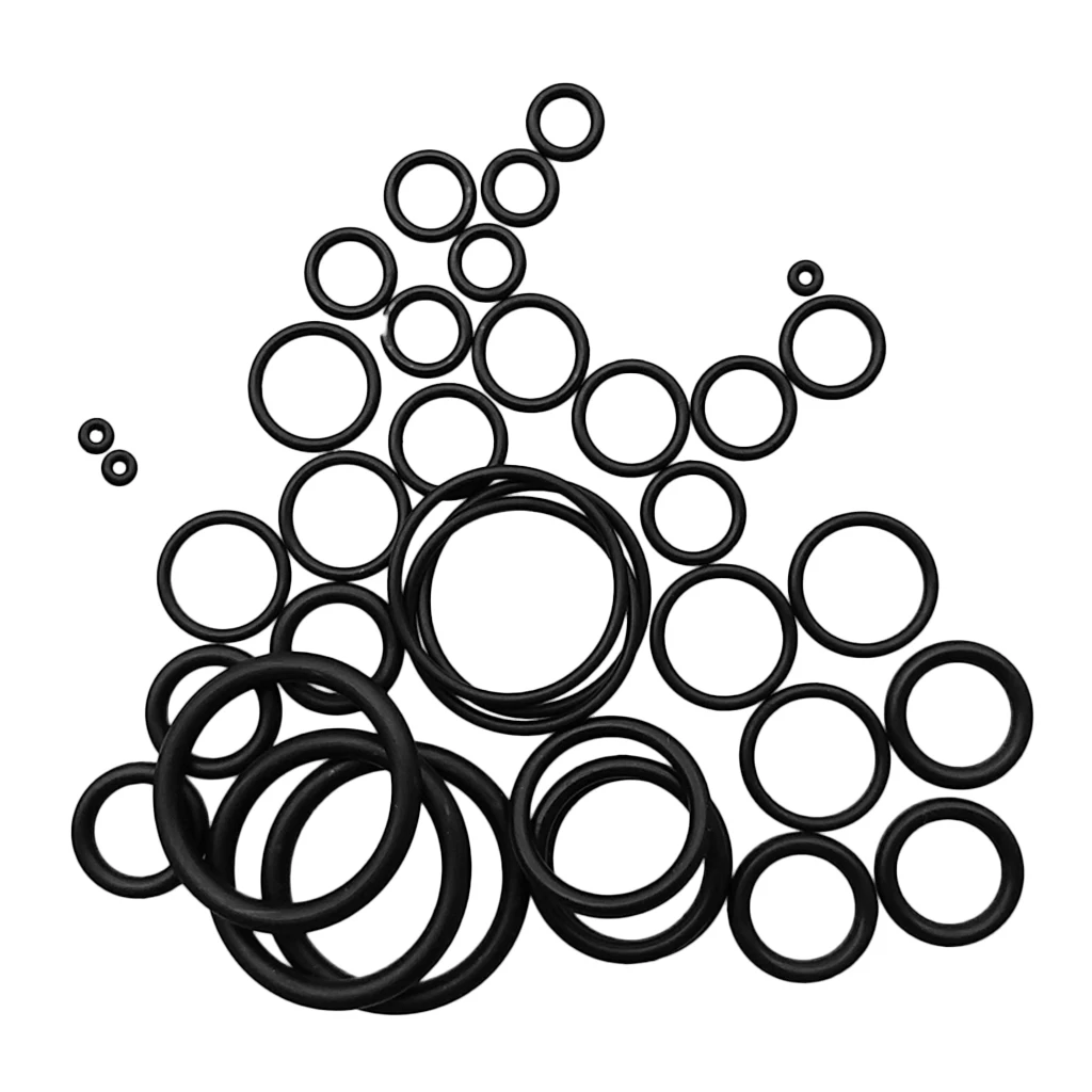 36Pcs Lightweight Rubber O-Ring Repair Spare Replacement Scuba Diving Dive Scuba Valve Inlet O-Ring Tank Neck O-Rings