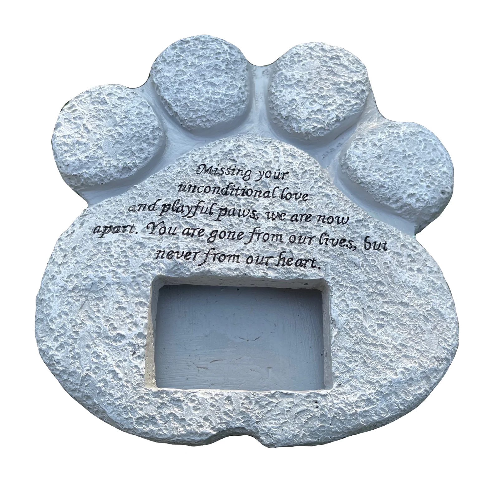 Pet Memorial Stone Grave Marker Dog Cat Tombstone Sympathy Gravestone Gifts