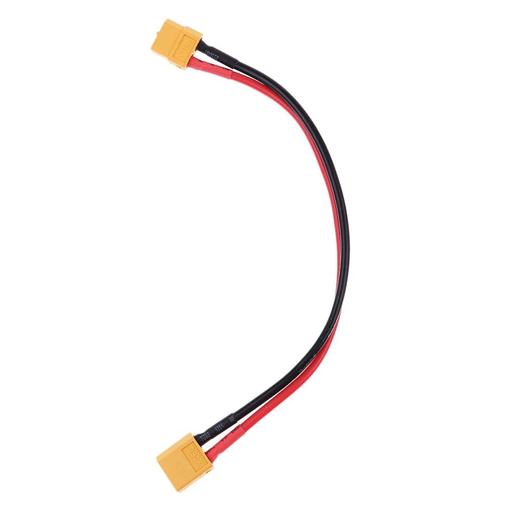 XT60 / XT 60 Male to Female with 8 Inch 14AWG Silicone Cable
