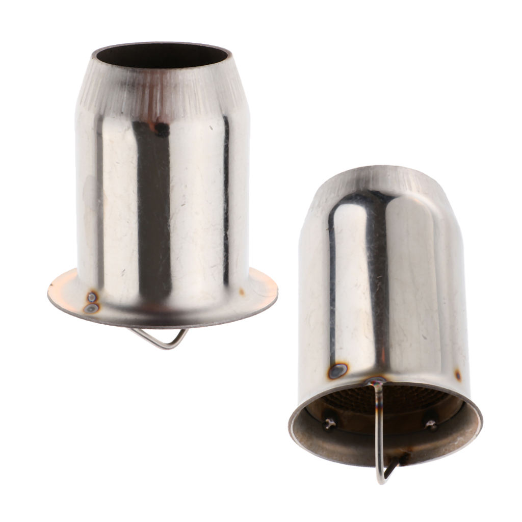 Universal 51mm Exhaust Muffler Baffle Silencer DB Killer Noise 