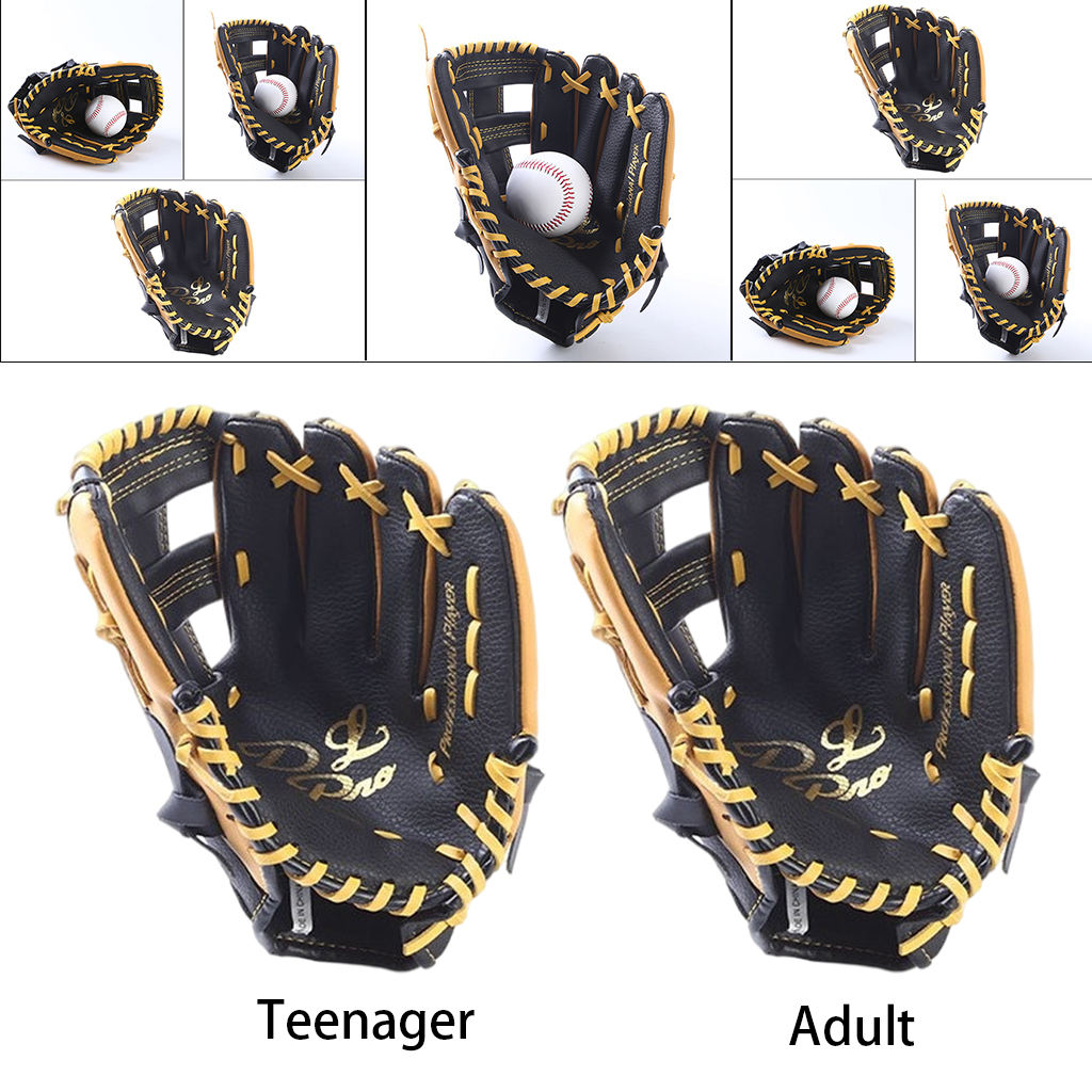 Baseball Glove Mitt Comfortable Soft for Left Hand Teeball Training Ready to Play Sports Outfield Adult Teens