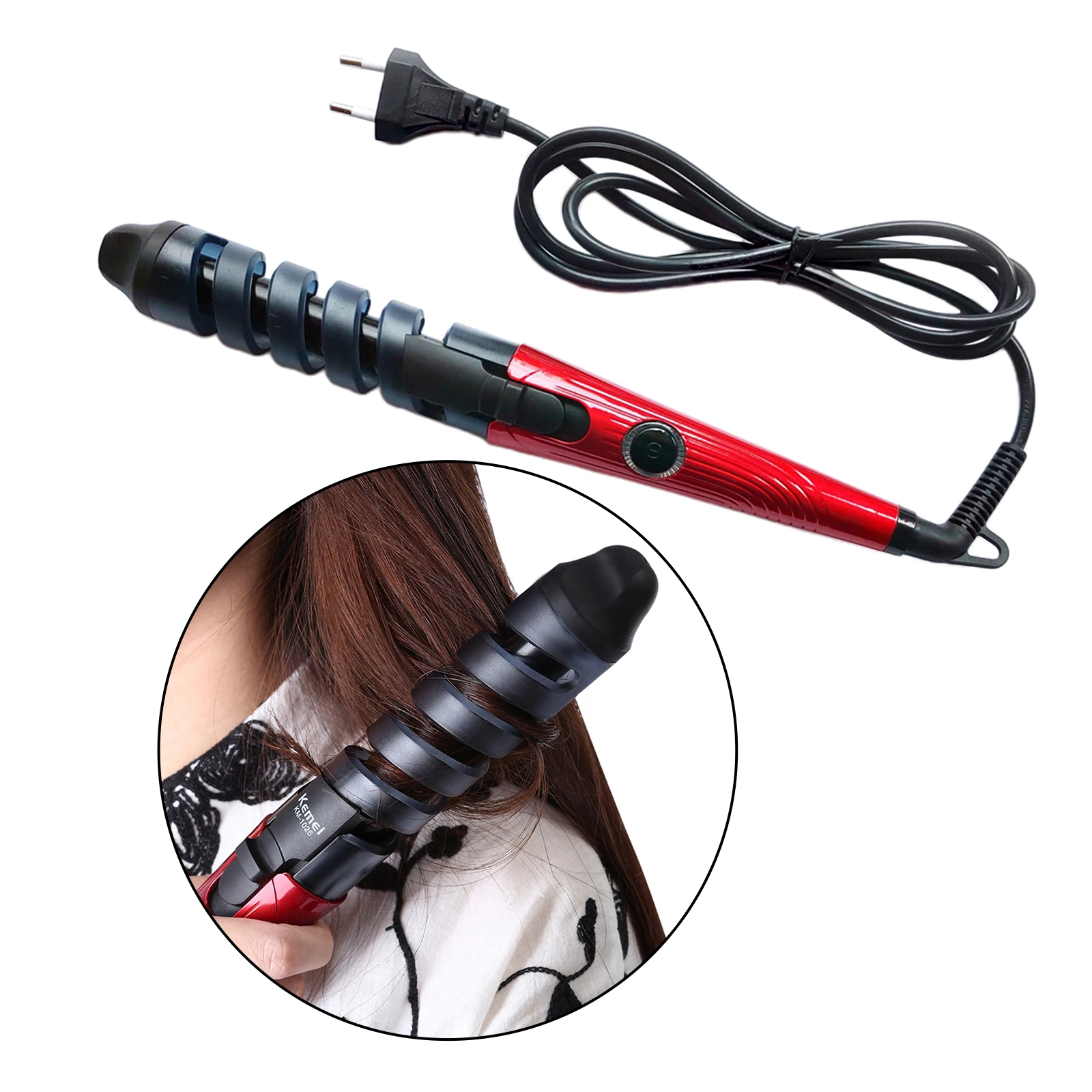 Pro Heating Hairdressing Hair Curlers Curling Wand Rod for All Hair Types Iron Curling Tongs Crimping Styling