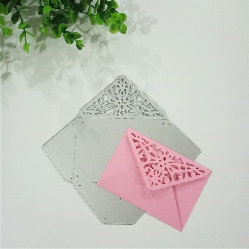 Envelope Templates Scrapbooking Metal Die Cut Cutting Cute Embossing Paper Card 3d Stencil High Quality