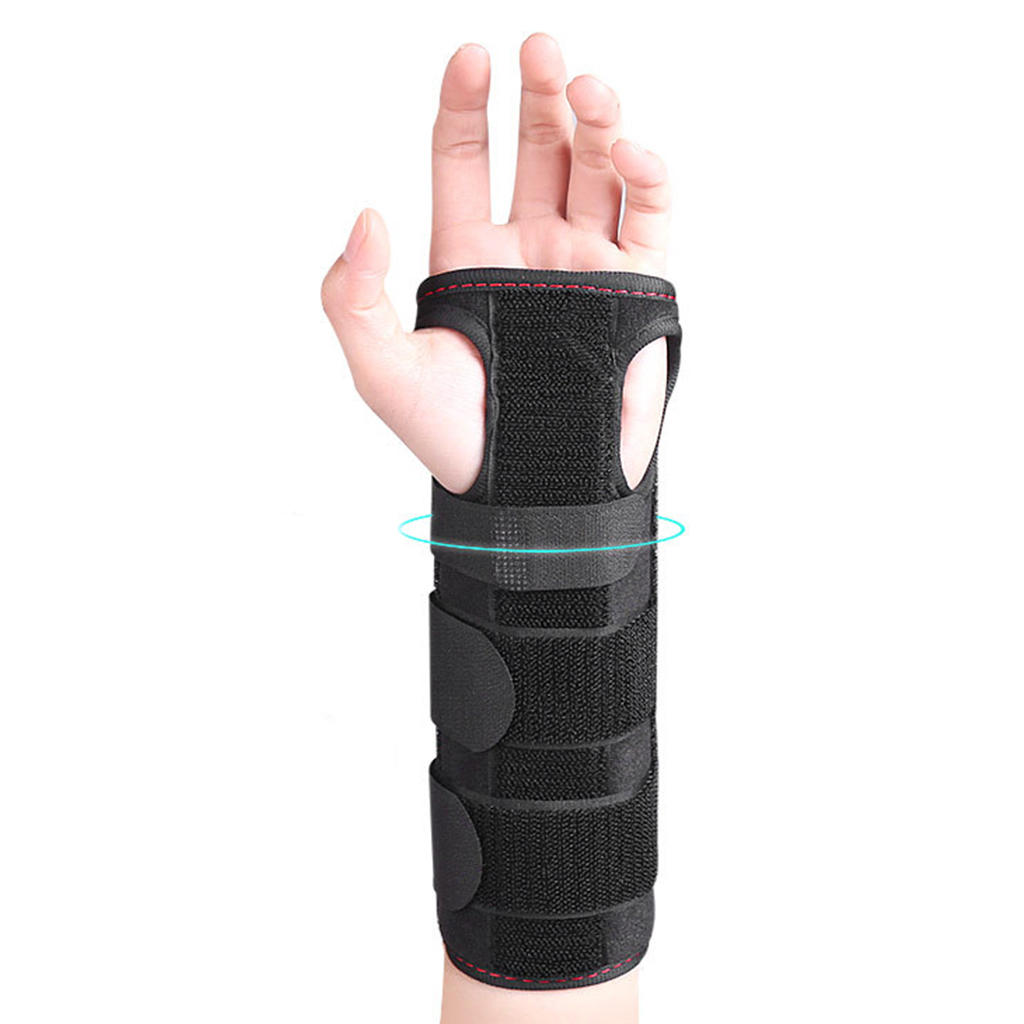 Wrist Brace Adjustable Right/Left Universal Stabilizer Protection Strap Splint for Tendonitis Athletic Pain Arthritis Women Men