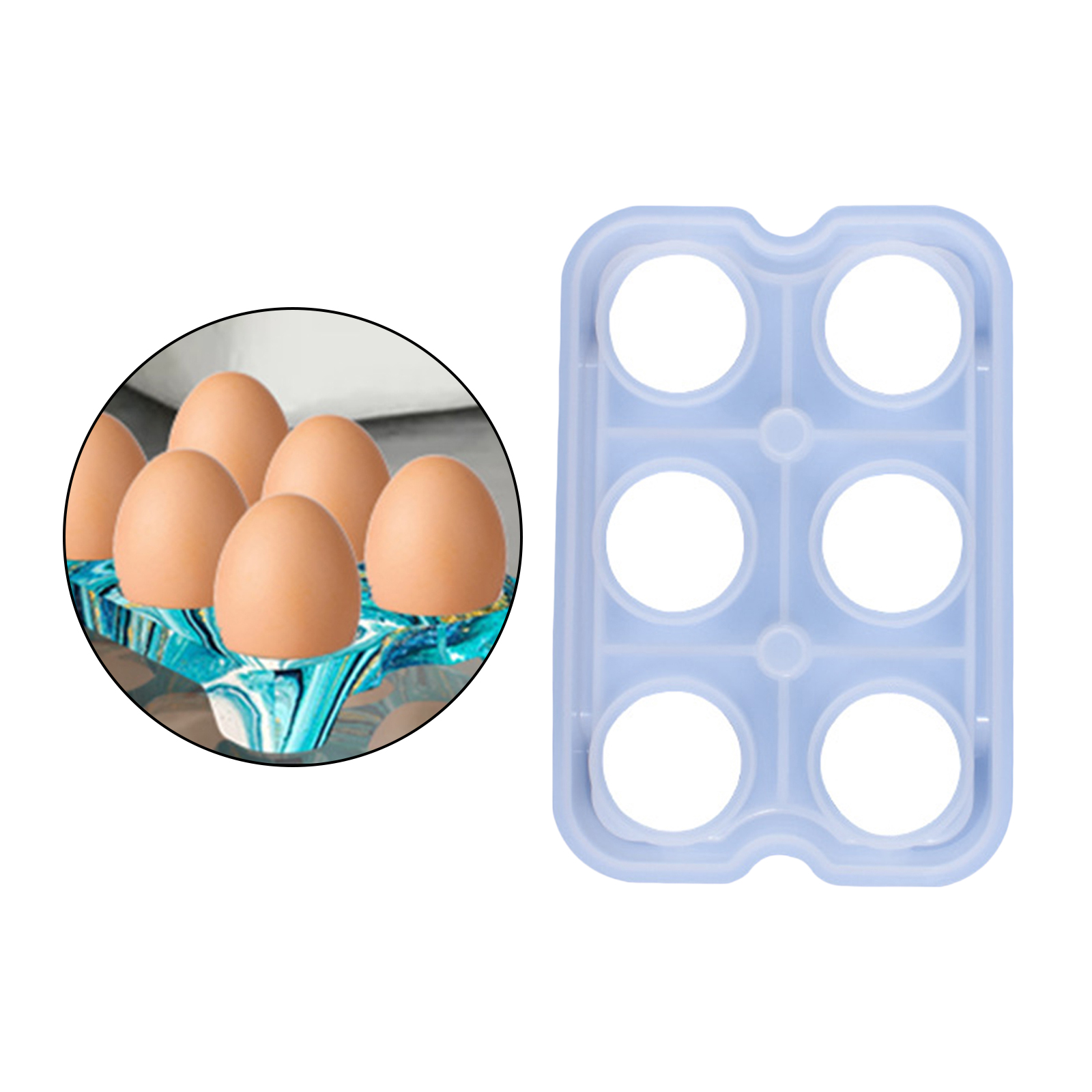 Silicone Egg Holder Rack Mold Egg Storage Rack Casting Mold in