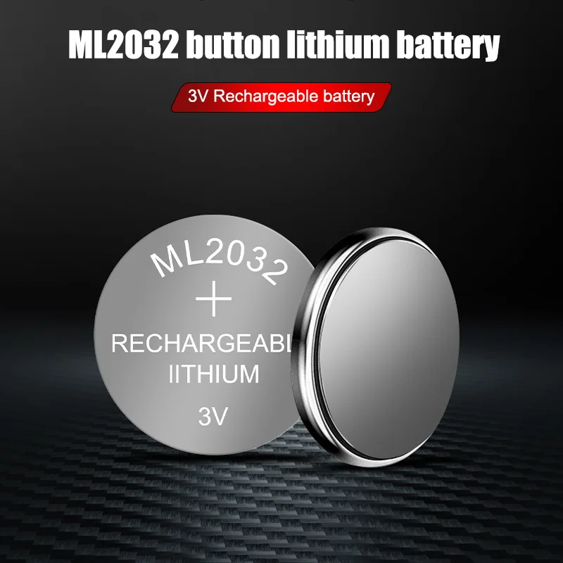 battery pack for camping 8PCS Brand New Original ML2032 3v Rechargeable Button Battery Lithium Button Battery Can Replace CR2032 lithium ion battery pack