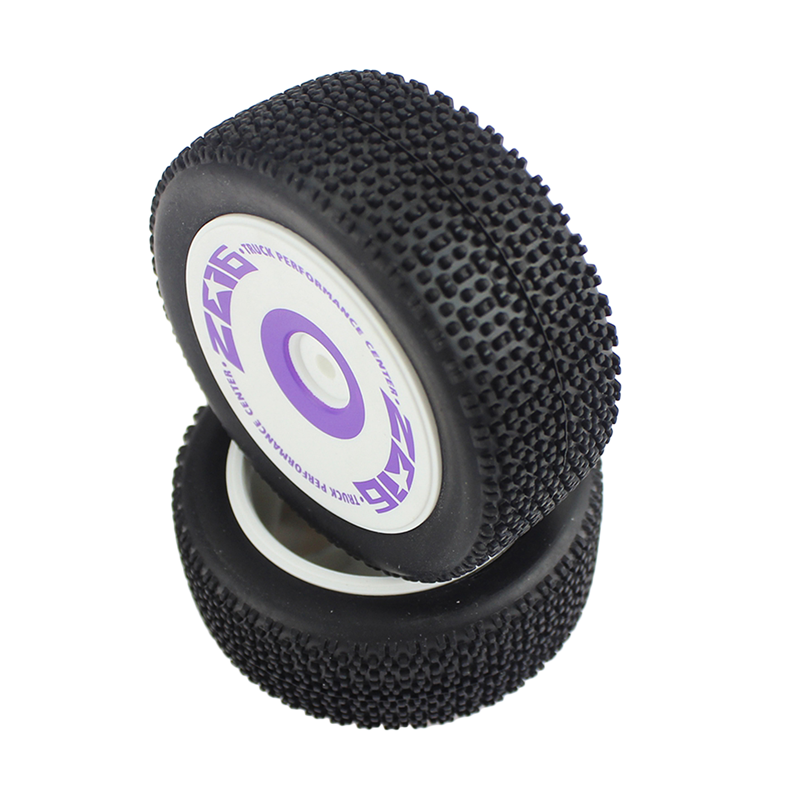 RC Model 73mm Rear Wheel Tire Set for WLTOYS 124019 1/12 RC Car Buggy Truck