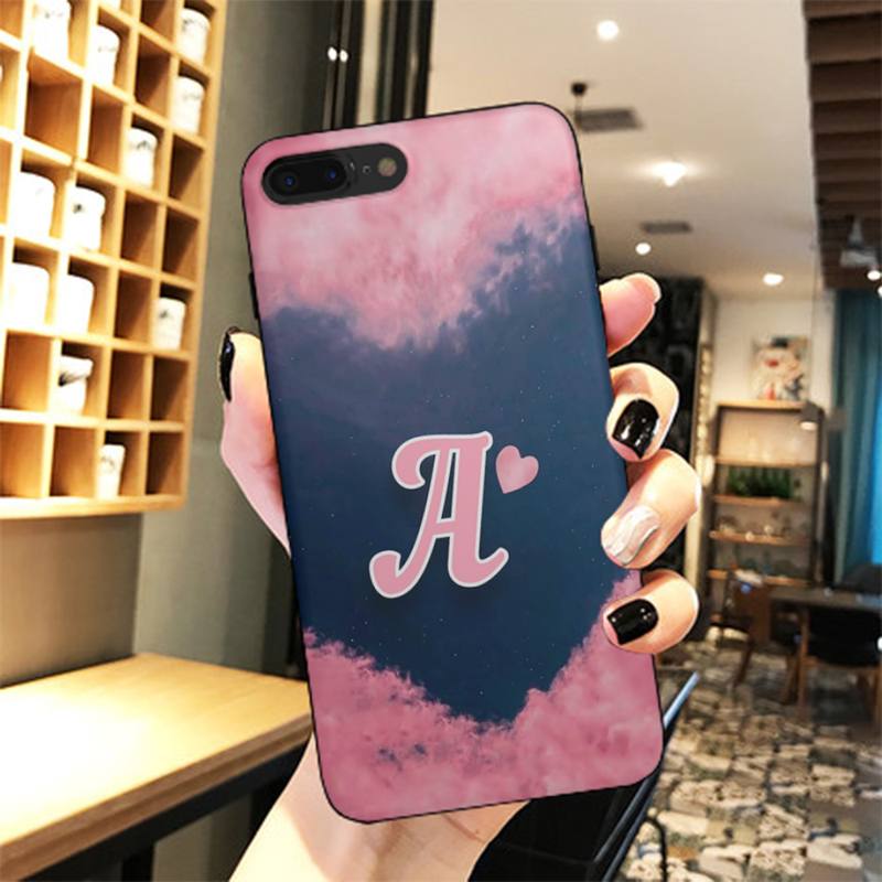 Lovely Pink Letter Phone Case Fundas Shell Cover For Iphone 6 6s 7 8 Plus Xr X Xs 11 12 13 Mini Pro Max Aliexpress Cellphones Telecommunications