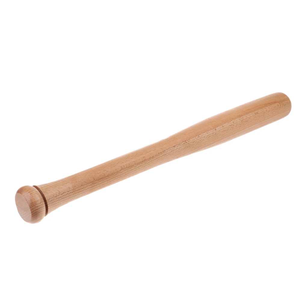 Wooden Baseball Bat 54CM Soft Round Wooden Ball And 2 Pieces