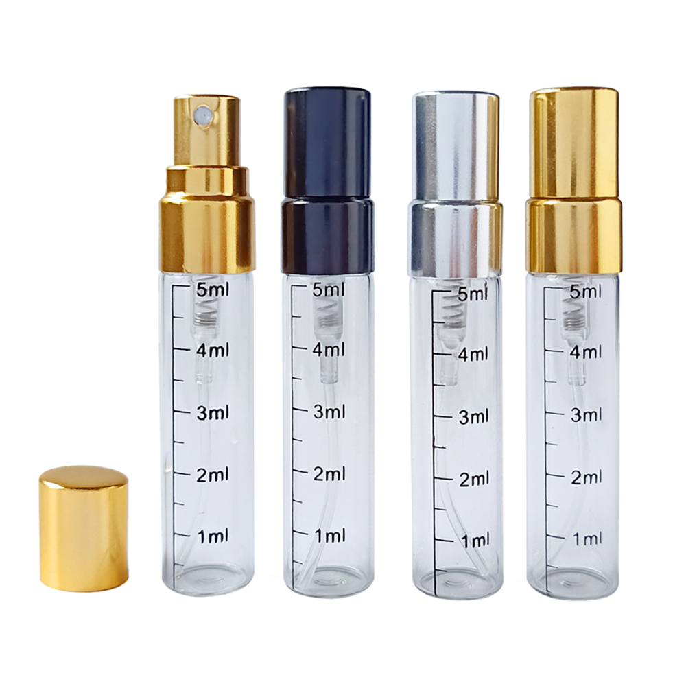 Best of 5ml Glass Bottle With Scale, Empty Perfume Bottles Atomizer Spray Bottles Portable Travel Cosmetic Container Make Up Tools 1PCS Reviews & Tips