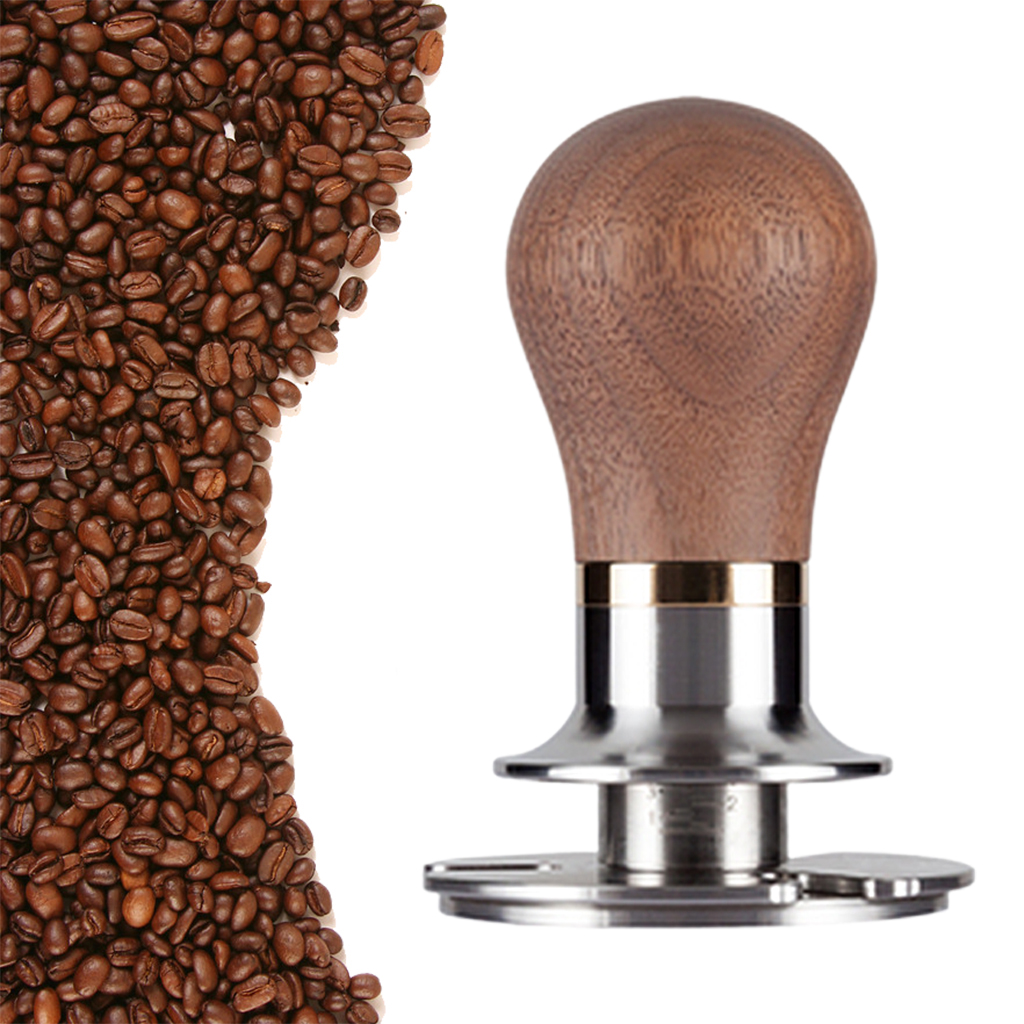 Food Grade 58.5mm Coffee Tamper Professional Wooden Handle Barista Espresso Maker Grinder High Quality  Tool