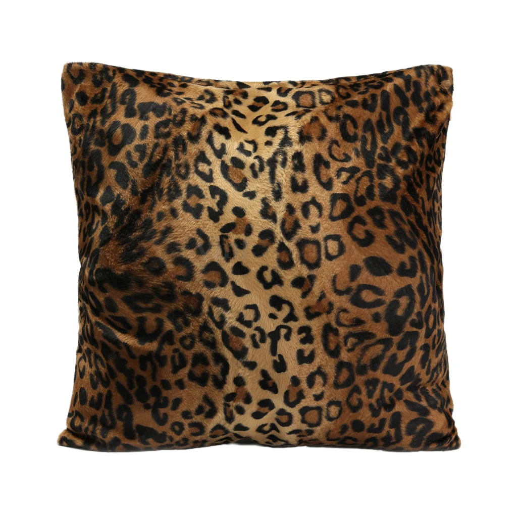 2x Home Decorative Animal Zebra Leopard Print Throw Pillow Case Cushion Cover