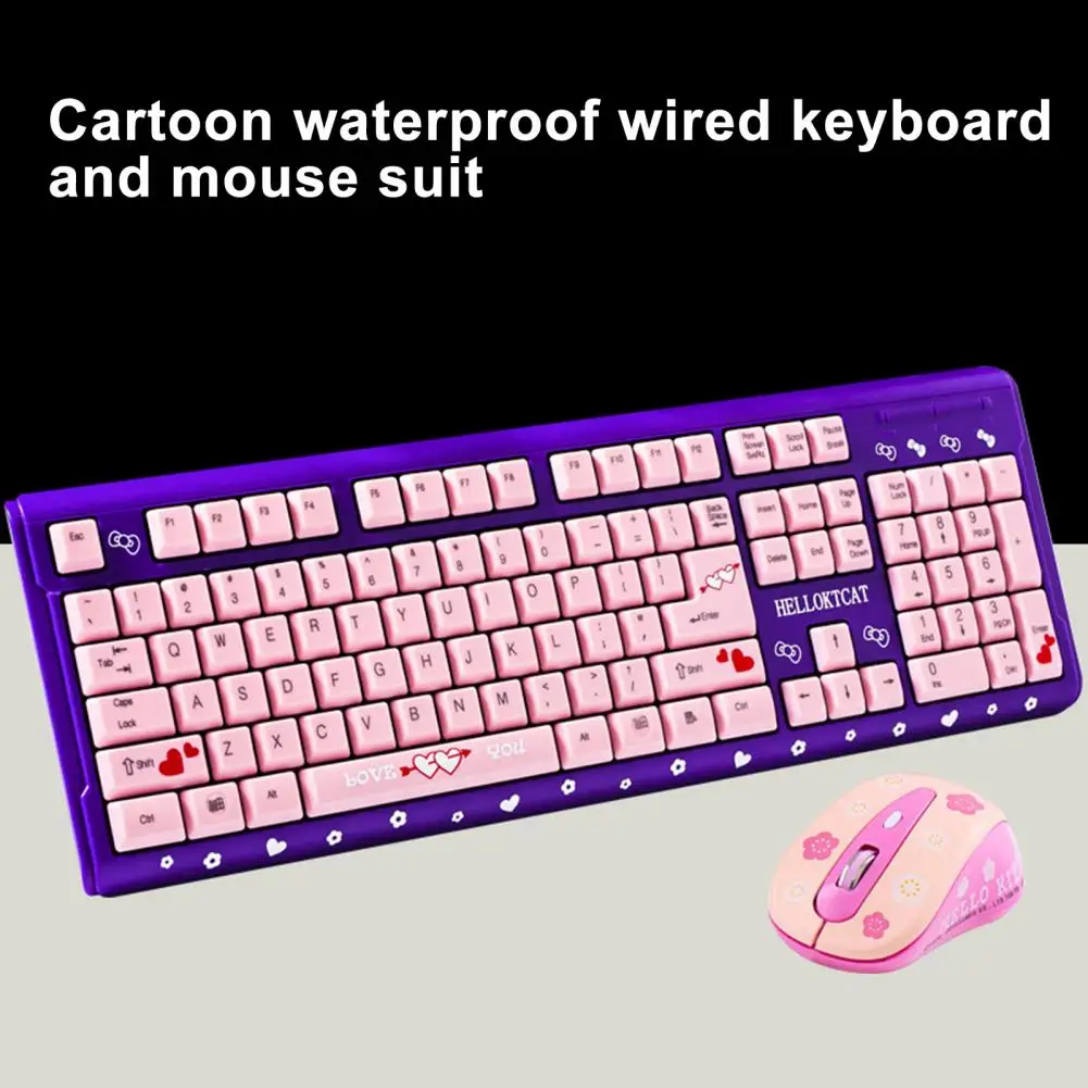 de gato, rosa, menina, teclado e mouse