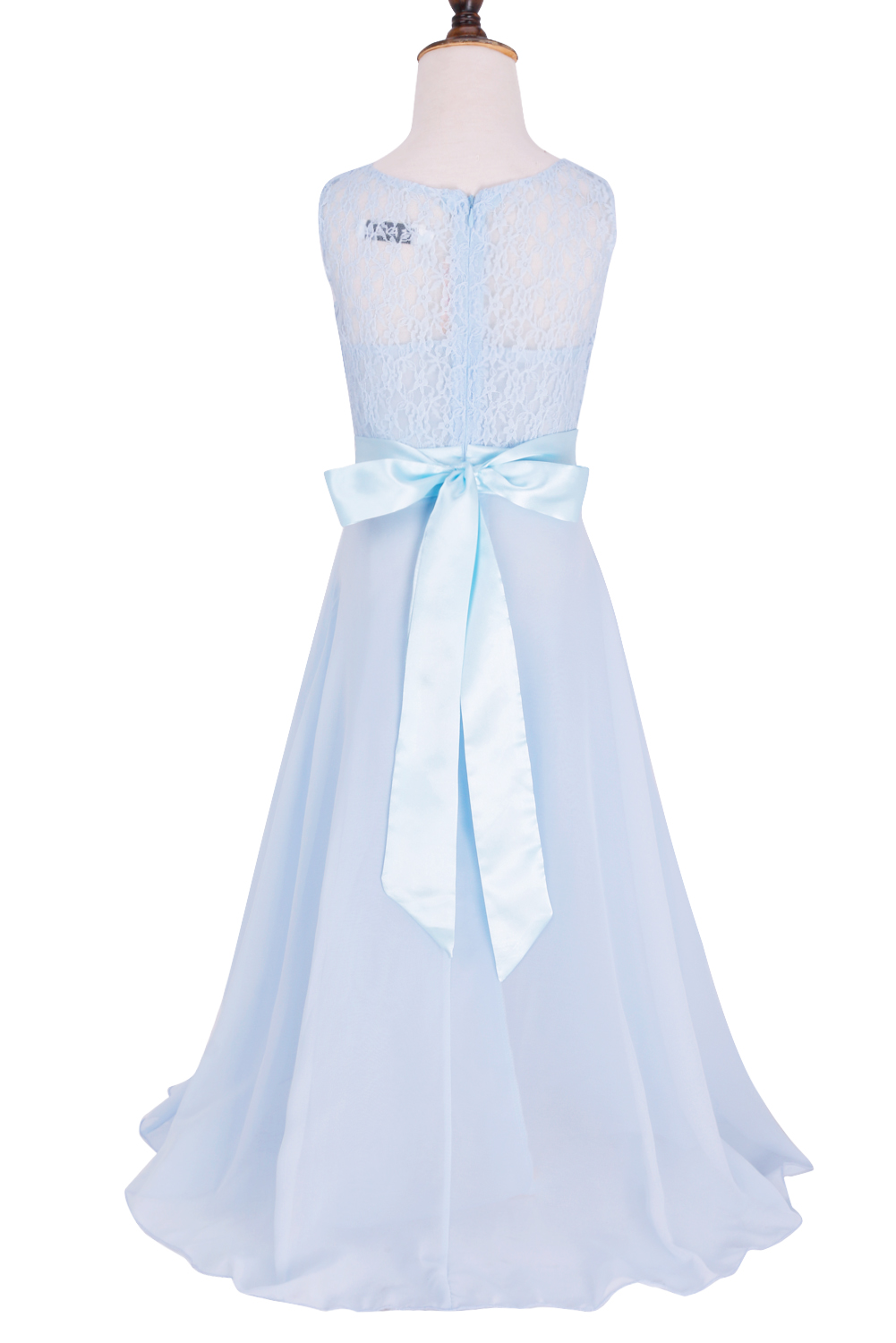 Kid Elegante Brautjungfer Blume Mädchen Kleider Für Mädchen Abend Party Hochzeit Kleid Teenager Kinder Lange Prinzessin Kleid 4-14 jahr – Detail 35