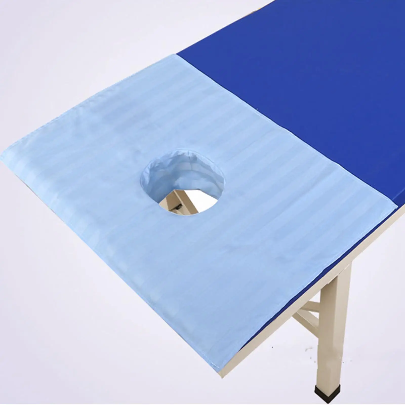 Massage Table Sectional Sheet with Face Hole 60x40cm Massage Bed Coverlet Sectional Towelling Cover for Beauty Salon SPA