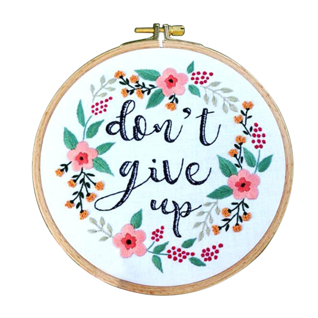 Embroidery Starter Kit Cross Stitch Kits Handmade Needlework Garland Pattern