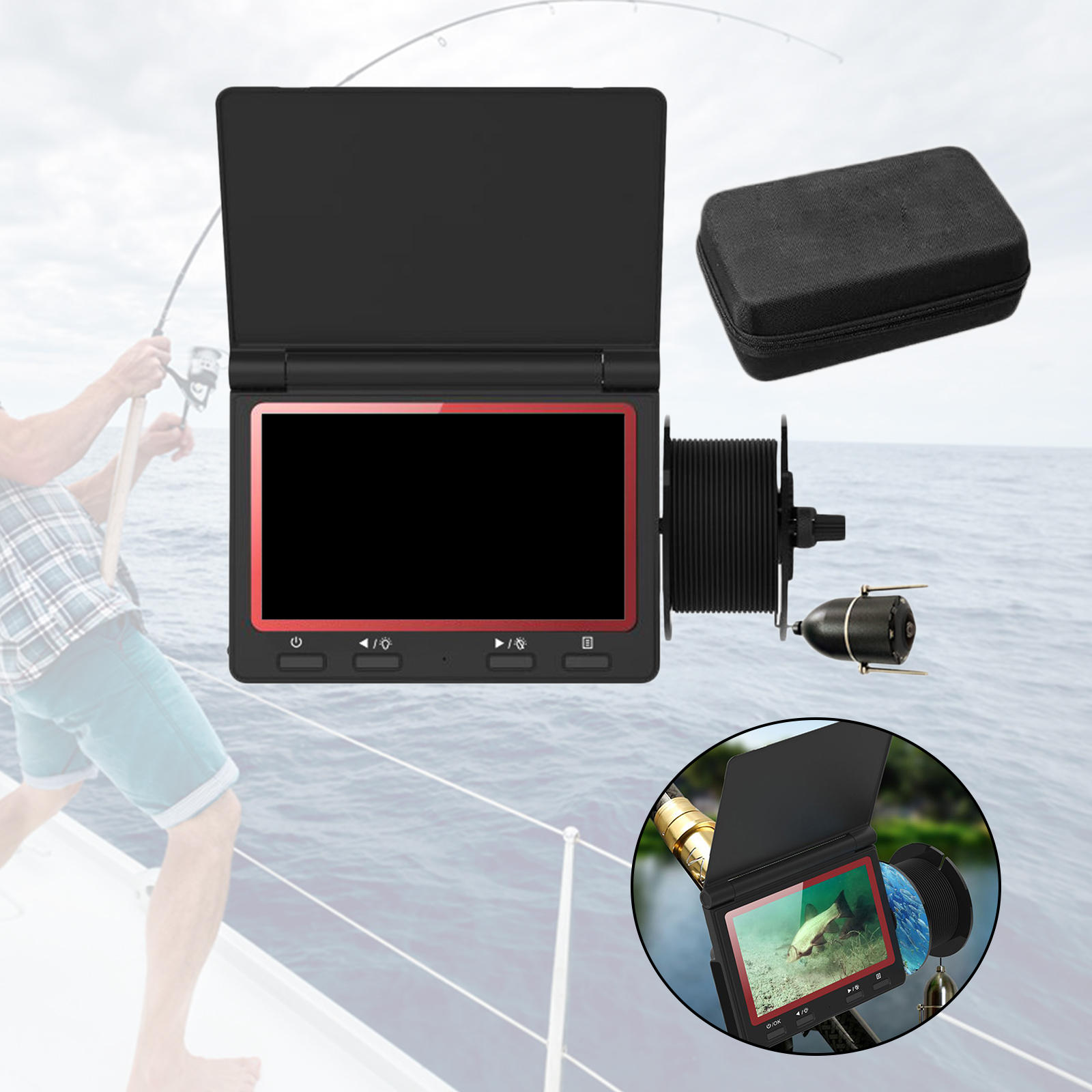 Portable Underwater Fishing Camera Professional Fish Finder Fishing Gear