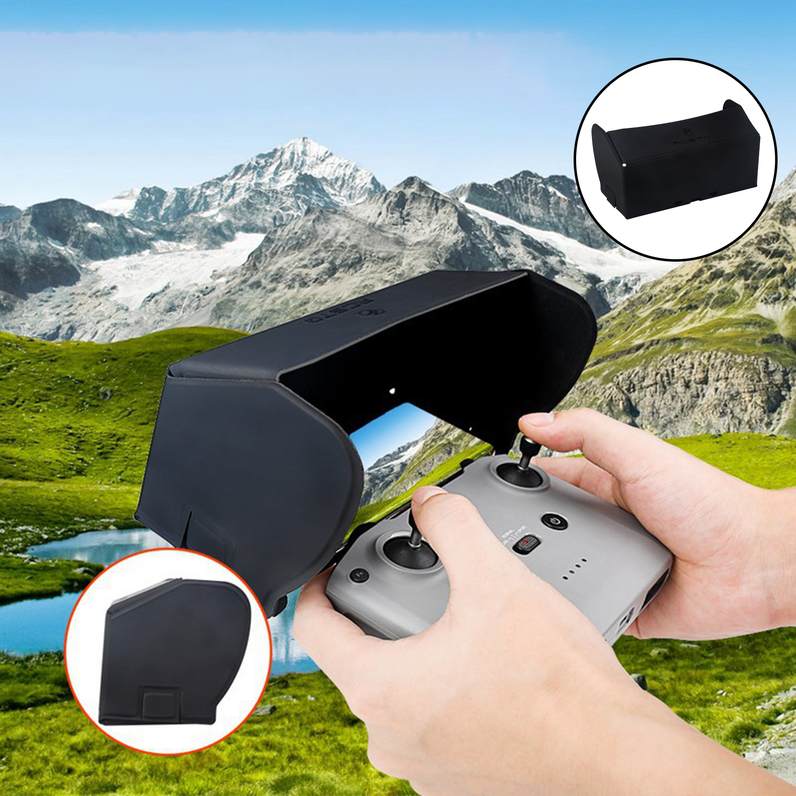 Foldable Monitor Hood Remote Cover Sunshade Hood for DJI Accessories Shading