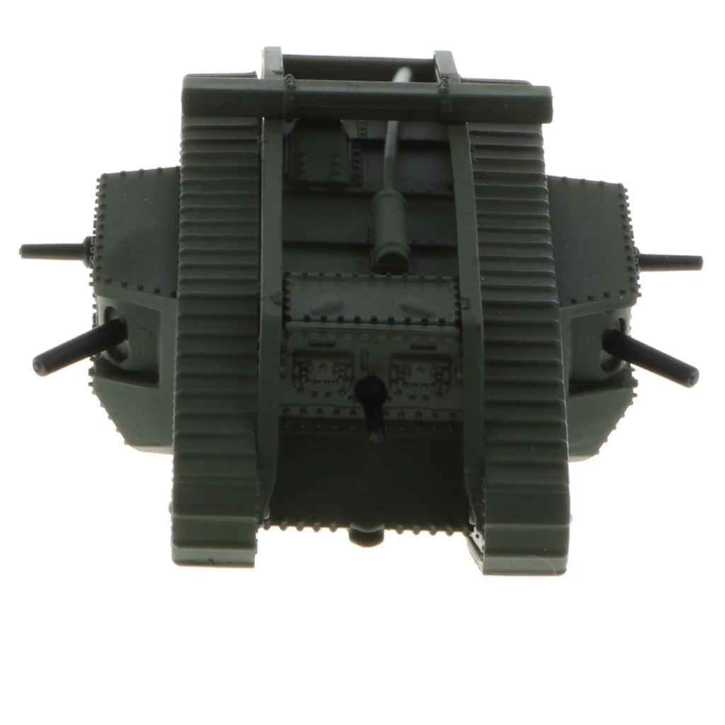 British Battle Tank MK. IV Male, 1:100 Scale Alloy Diecast Tank Model Toy Collectibles Gift for Kids
