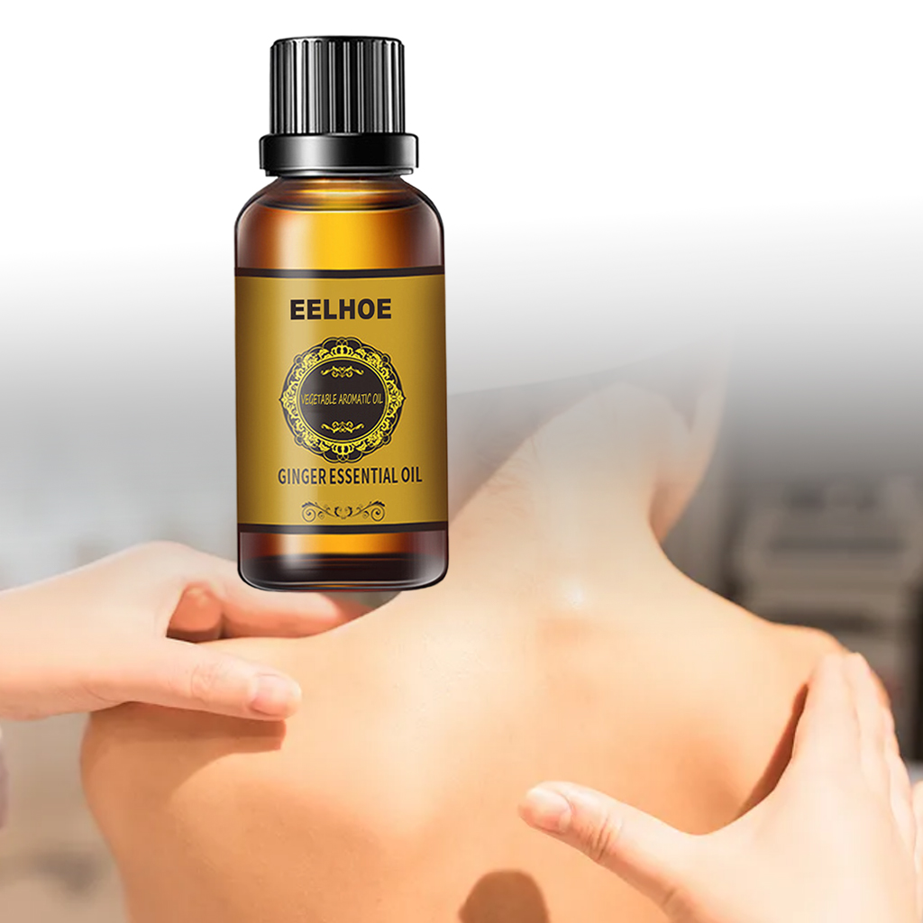Ginger Essential Oil Massage Oil for SPA Aromatherapy Swelling Blood Circulation