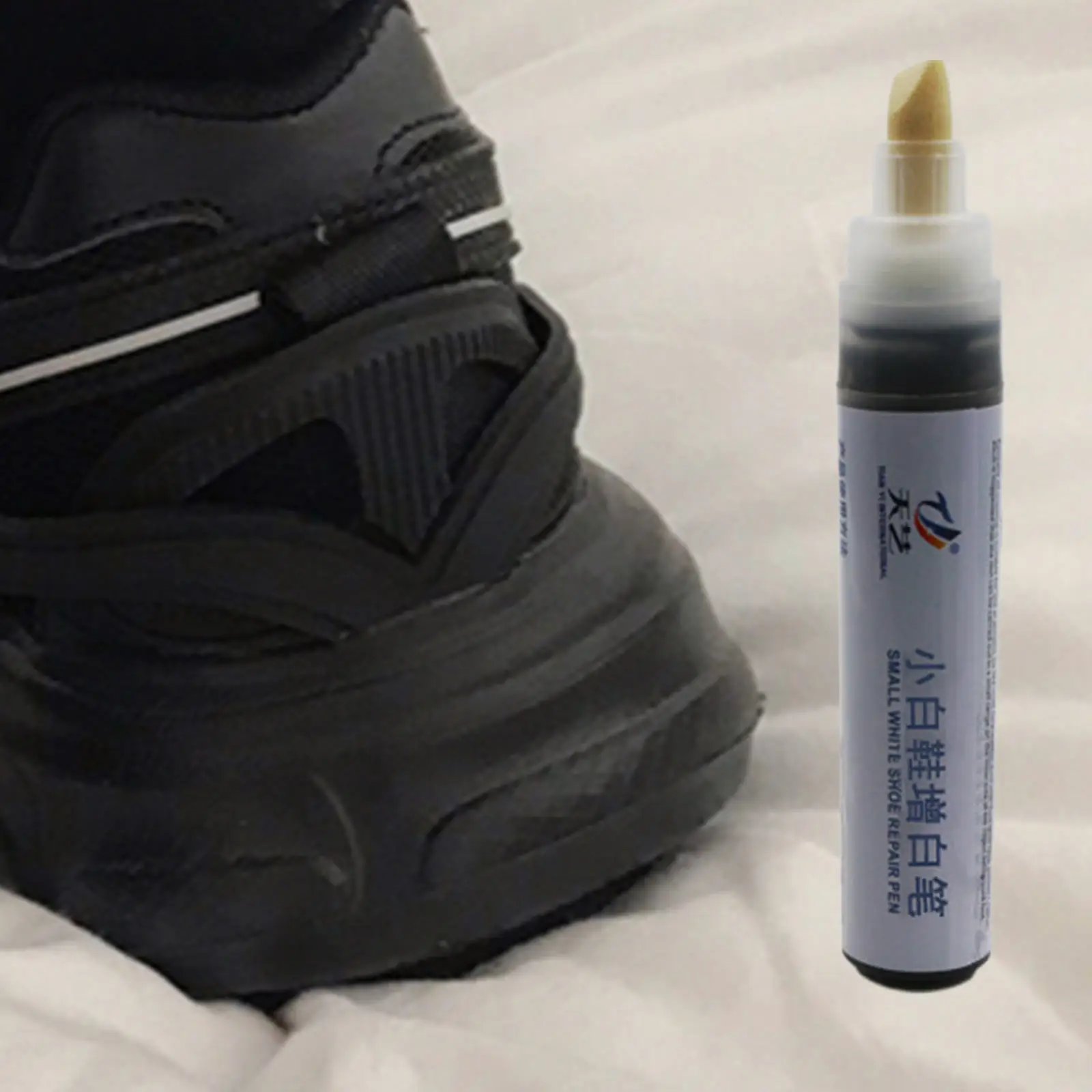 Midsole Marker Black Waterproof Leather Shoe Repair Pen for Shoe Cleaner