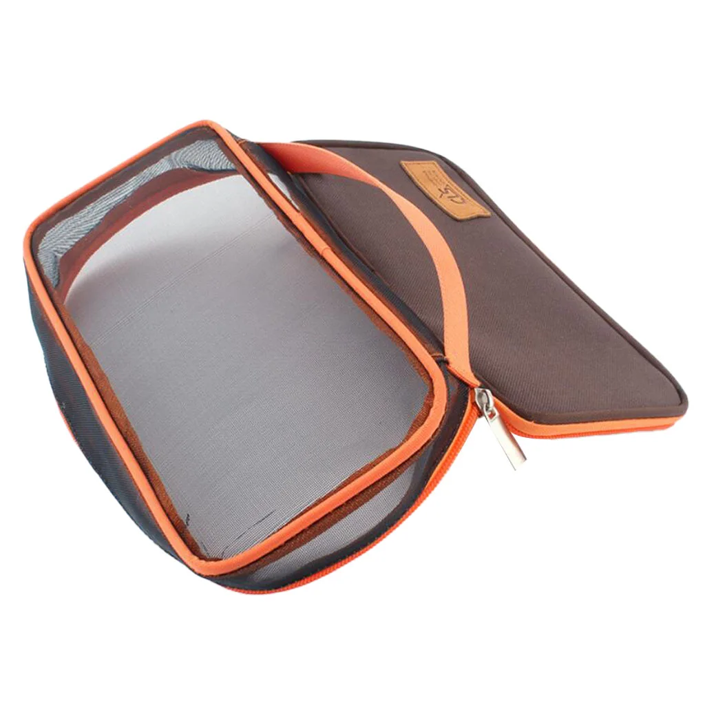 Camping Picnic Tableware Storage Case Net Mesh Bag Cutlery Organizer Holder