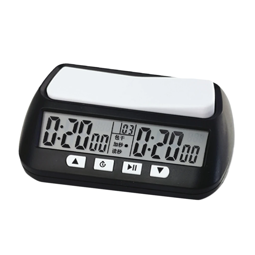 Mini Compact Travel Digital Chess Clock Suitable for Chinese Chess, Games