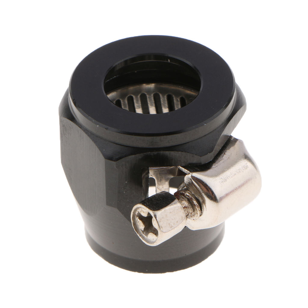 Universal Metal Auto Car AN8 Hose End Finisher Fuel Oil Water Line Clip Clamp 25x23x30mm