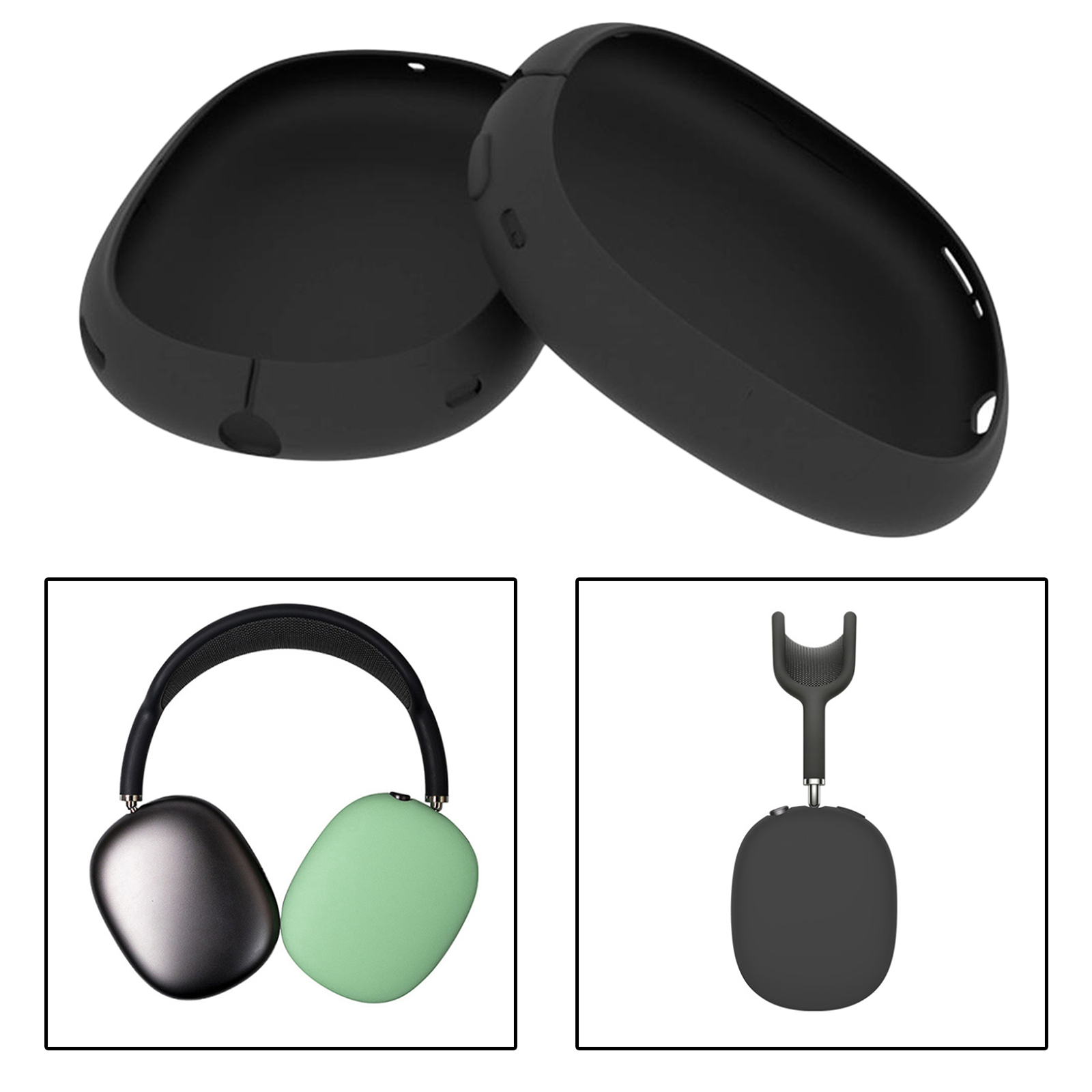 Silicone Skin Cover for  Max Headphones, Scratch Protection Case/Earpieces Cover/Headset Speakers Skin Protector