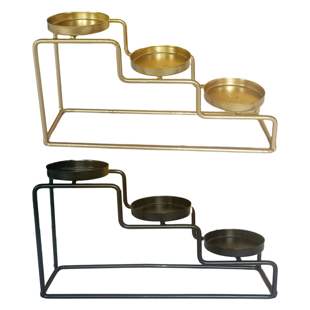 Metal Candle Holder Ladder Candleholder Candlesticks Candelabra Wedding Bar Party Living Room Home Decoration