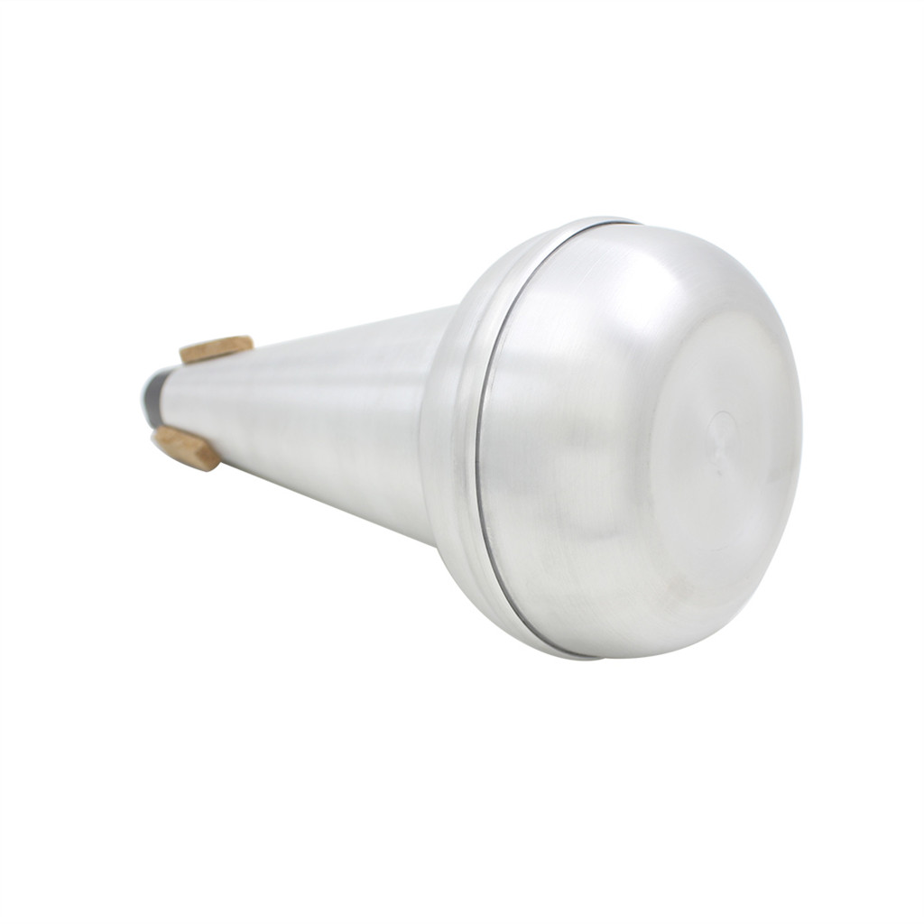 Sliver Aluminium Alloy Mute Norrow Tone For Tenor Trombone Musicians Tool