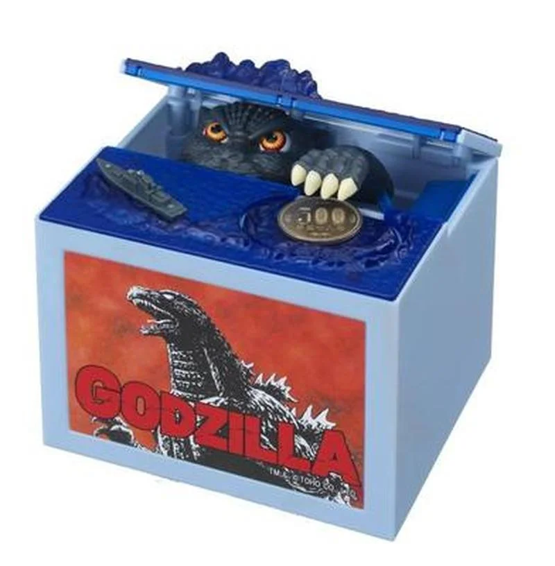DIZOONY Electronic Godzilla Dinosaur salvadanaio Stealing Coin Cents salvadanaio Automatico Risparmio Piggy Bank for Kids Chrismas Birthday Gift 
