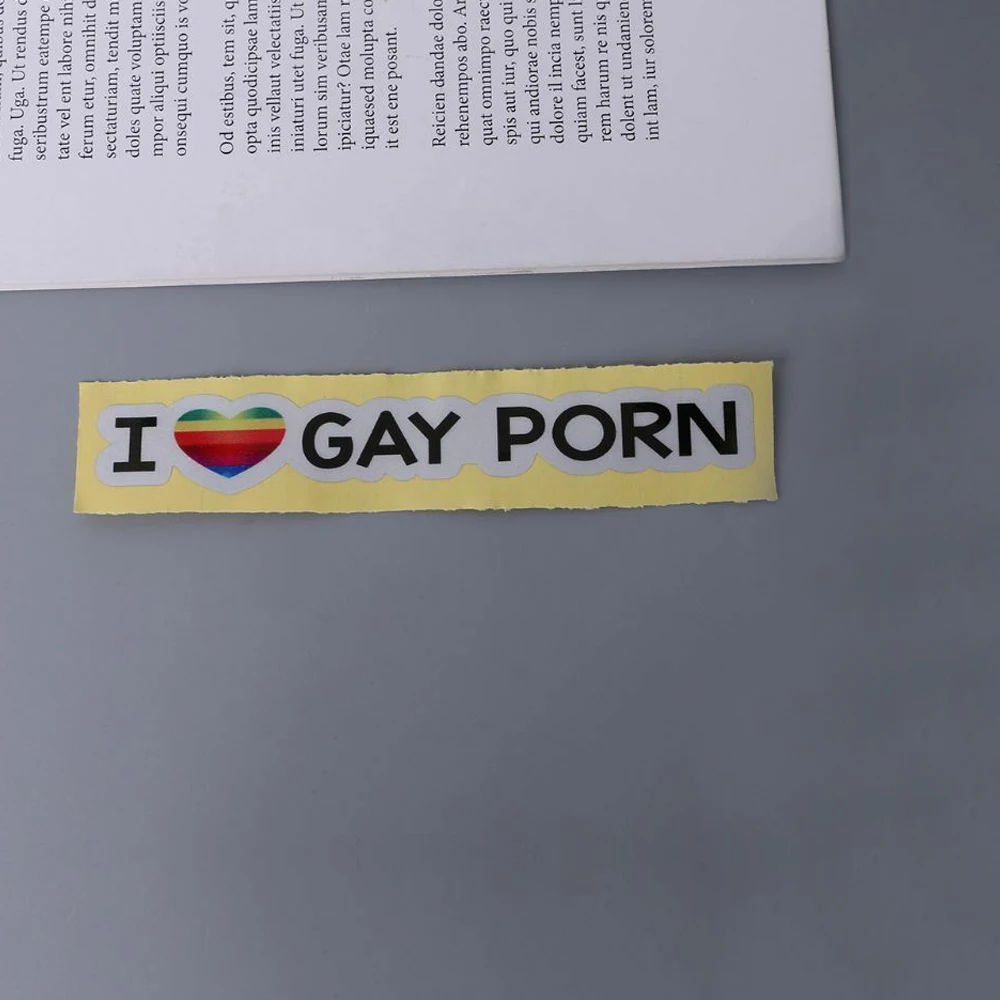 Декоративная наклейка на автомобиль «Я люблю геев, Порно», светоотражающие  индивидуальные автомобильные наклейки, креативные забавные  водонепроницаемые автомобильные аксессуары, оконные ПВХ наклейки |  AliExpress