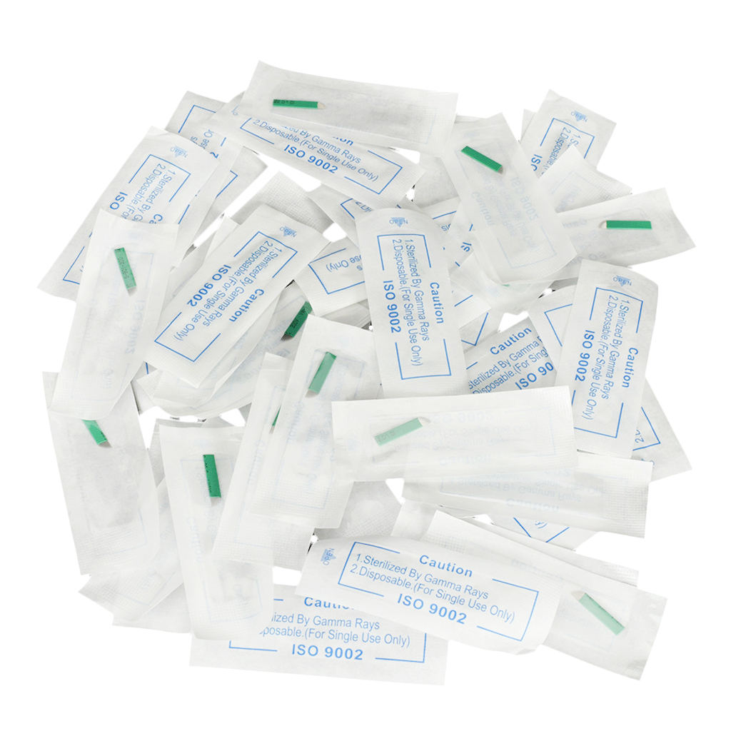 50pc 14Pins Eyebrow Microblading Needles For 3D Embroidery Manual Tattoo Pen