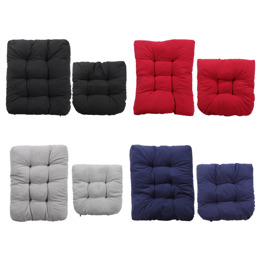 Solid Color Cushion Soft Comfortable Rocking Chair Seat Cushions Reclining Chair Cushion Seat and Back Cushions