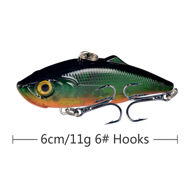 Rattling And VIB For Winter Fishing Lure 2021 Vibration Fishing Tackle 58mm  13.5g Lipless Crankbait Wobblers For Pike Baits - AliExpress