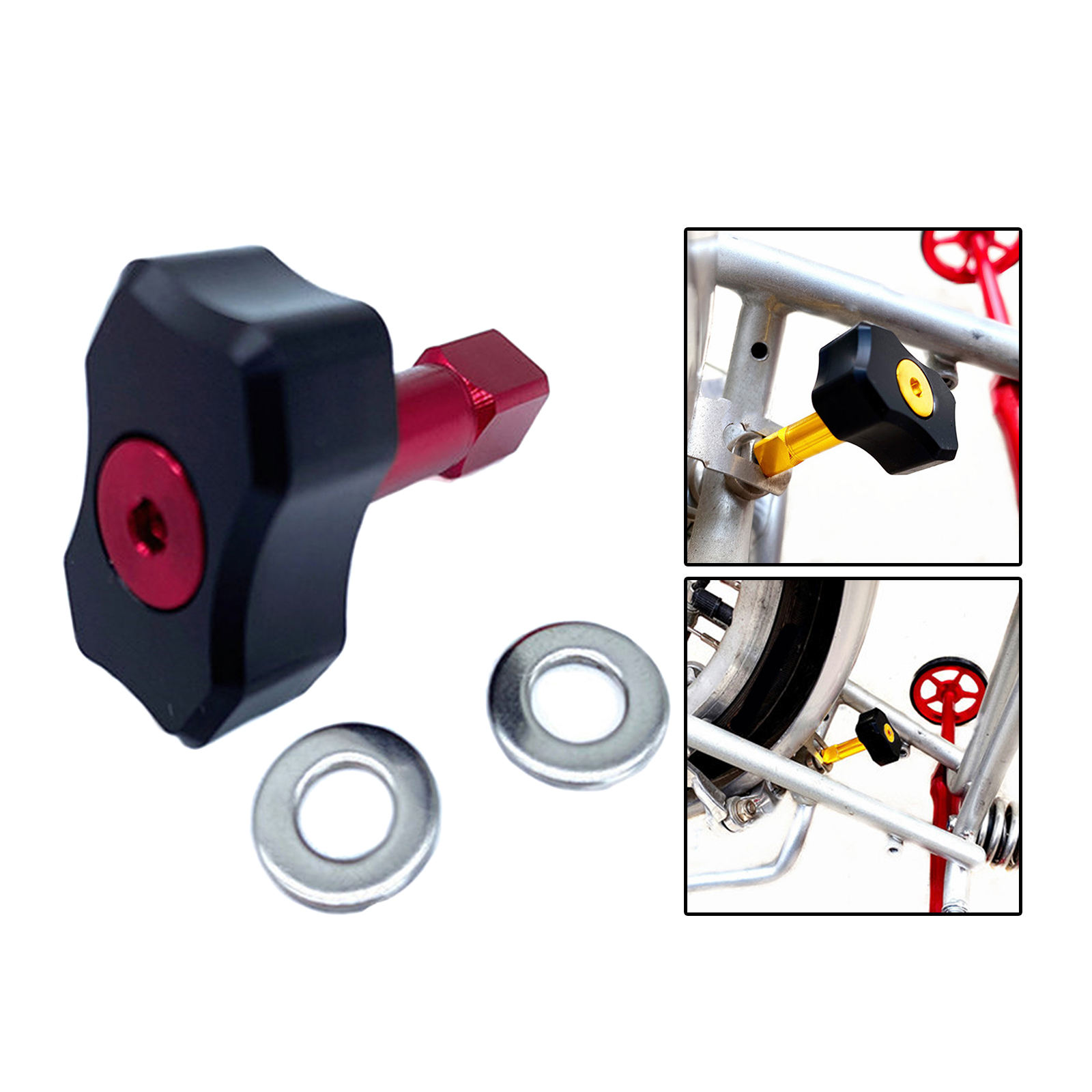 Durable Alloy Bicycle Seat Tube Stop Head Folding Bike Parking Tray, Parking Disc for Brompton Accessories
