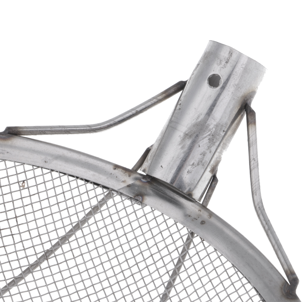 Fishing Landing Net Fly Fishing High Qulity Steel Wire Frame Fish Keeper Net 21.5x17.6cm