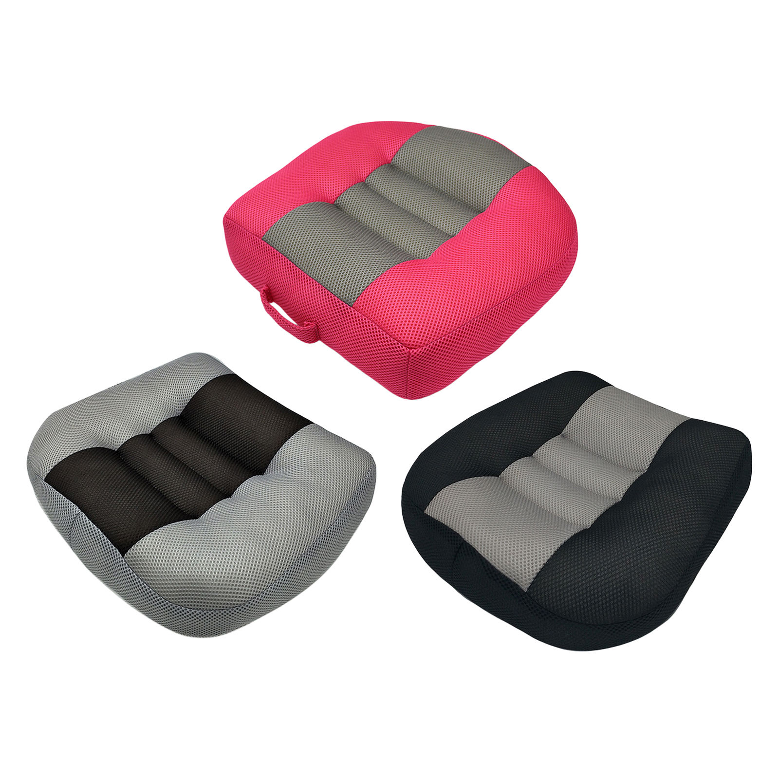 Car Booster Seat Cushion Thickened Heightening Height Boost Mat Breathable Angle Lift Seat Pad Increase The Field of View