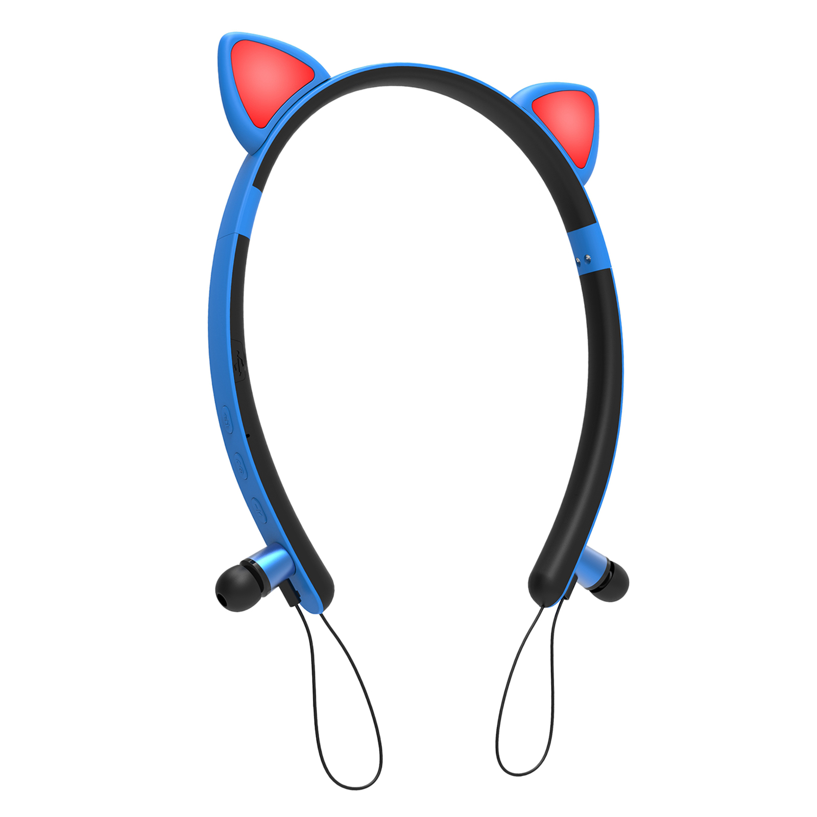 Cat Ear Bluetooth Headset Stereo Headphones EarBuds Earpiece Speaker New