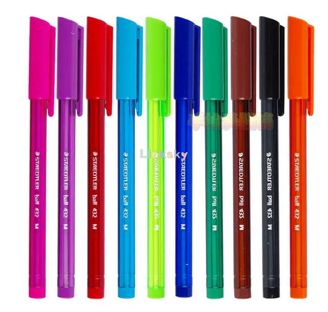 Staedtler Ballpoint Stick Pens, 43235MWP10TH