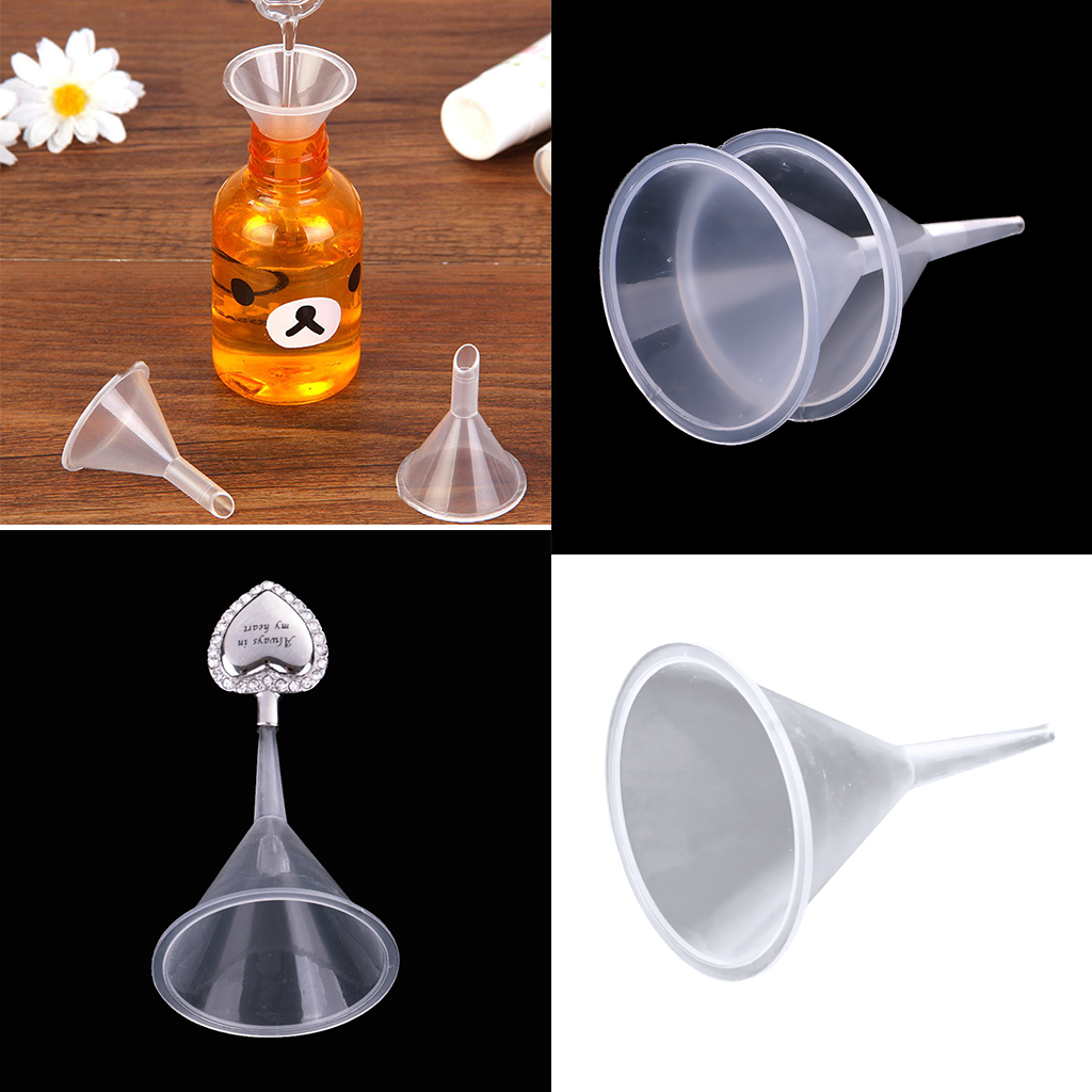3pcs Lot Plastic Mini Funnel for Essential Oil Bottles Filling Tool Lightweight Portable Tiny Plastic