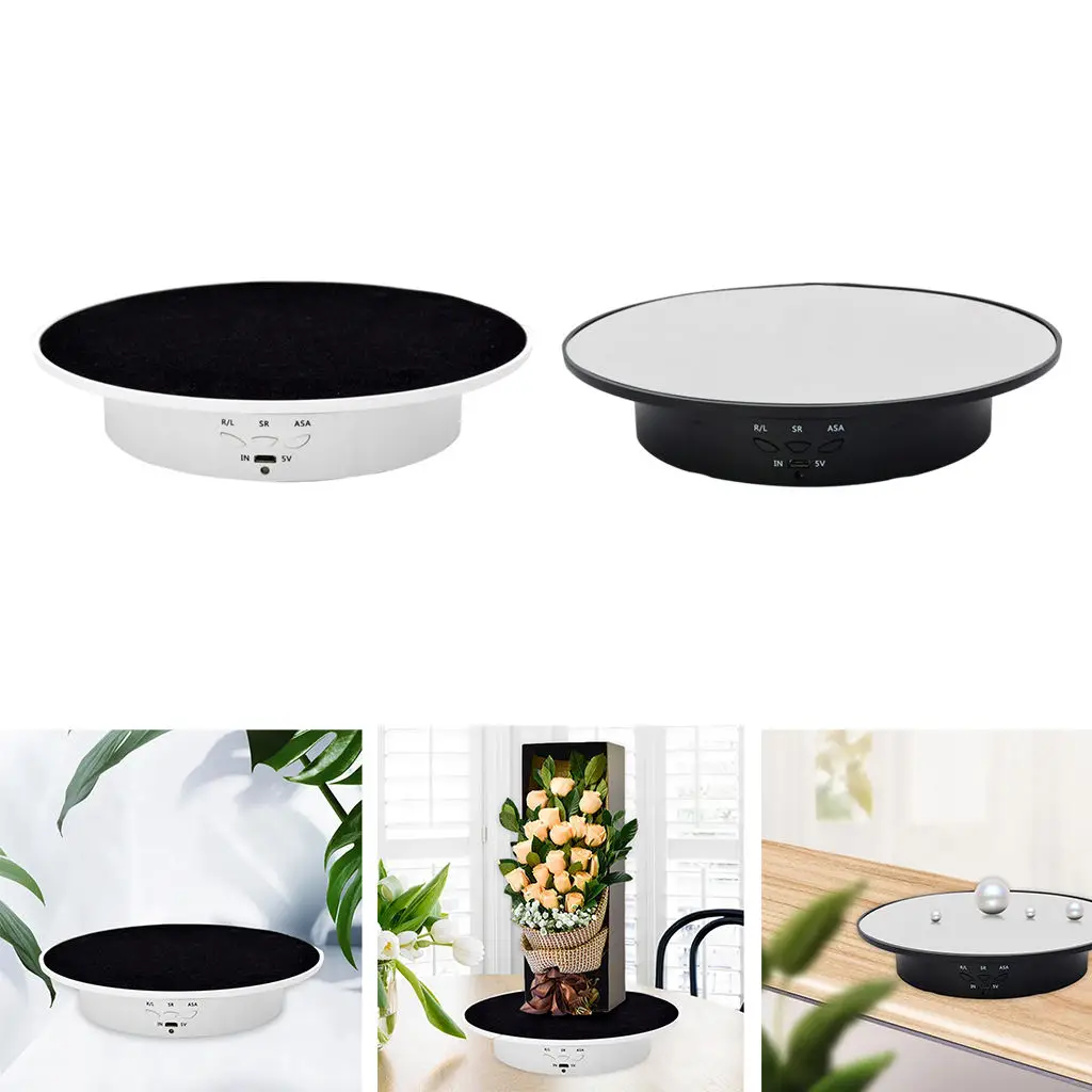 Rotating Display Stand 360-Degree Motorized Electric Intelligent Turntable for Bags Jewelry Watch Puppets Online Selling